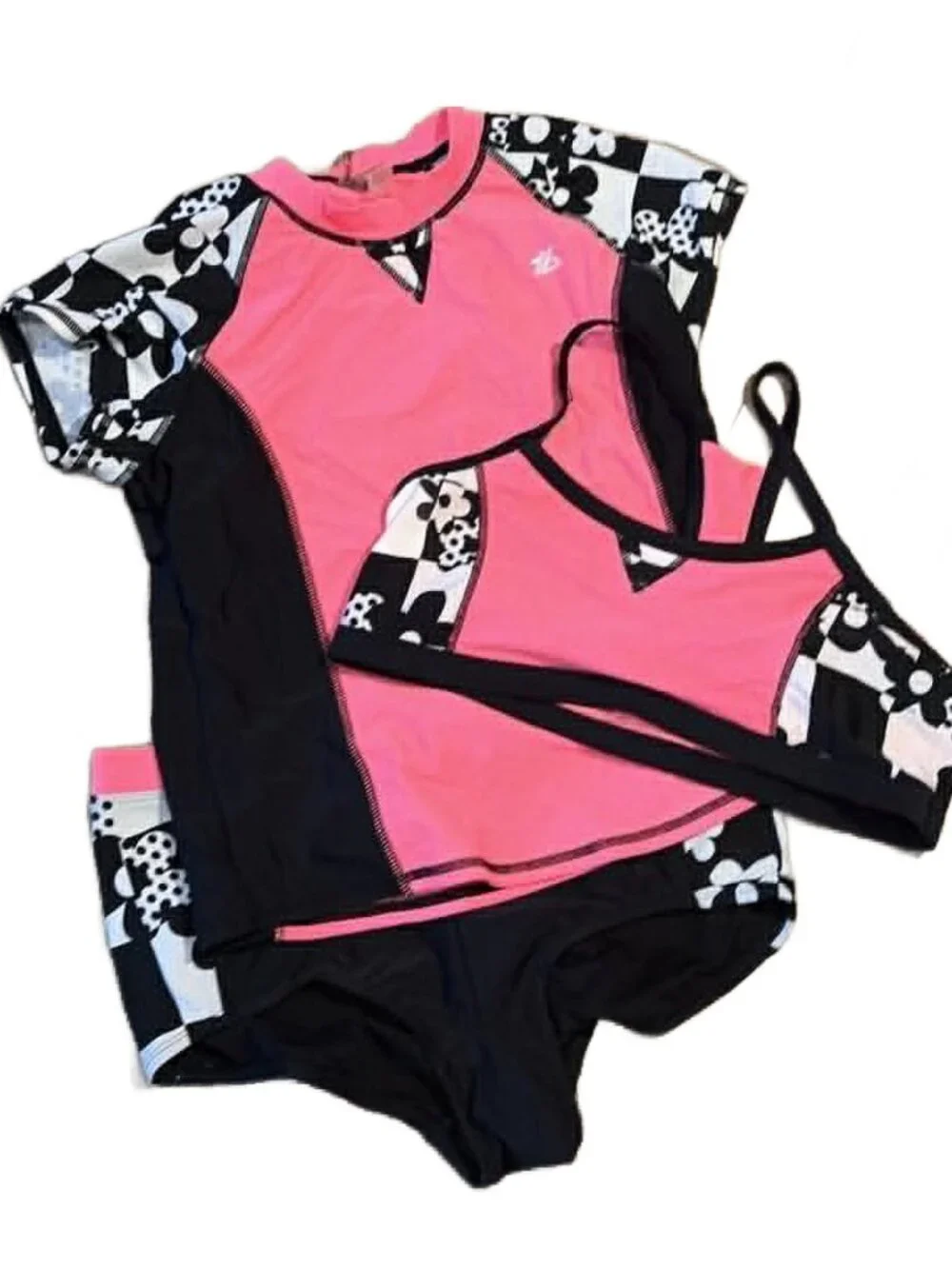 3-Piece Zero Xposure Girls Swim Set